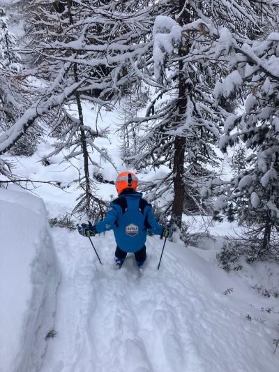 Lezioni di sci bambini in Engadina